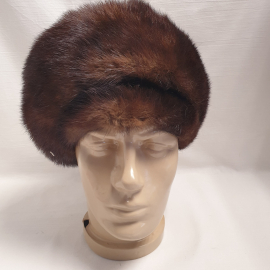 Шапка женская из натурального меха. Винтаж, СССР.. Картинка 5
